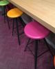 Aky Stool | Chairs by TrabÀ | VITA Italian Burger in Torino. Item composed of fabric & metal