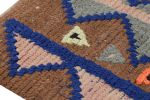 Vintage Moroccan Runner with Polychromatic Geometric Pattern | Area Rug in Rugs by Rug and Kilim