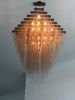 Custom chandelier  chains chandelier design | Chandeliers by Custom Lighting by Prestige Chandelier. Item composed of metal