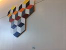 Perception 94-96 | Wall Sculpture in Wall Hangings by Abedin Fine Art | George Bush Intercontinental Airport in Houston. Item composed of wood