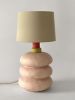 Charlie Table Lamp | Lamps by Meg Morrison. Item made of fabric & ceramic compatible with mid century modern and eclectic & maximalism style