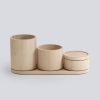 Wooden Desk Organizer - Stack Organizer Set | Decorative Box in Decorative Objects by LAWA DESIGN. Item composed of wood compatible with minimalism and contemporary style