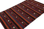 Vintage Afghani tribal Kilim Rug, with Stripes | Area Rug in Rugs by Rug and Kilim
