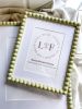 Glossy Beaded Bobbin Frames | Decorative Frame in Decorative Objects by JoAnna Liston | Lily Field Studio. Item composed of wood and glass in boho or eclectic & maximalism style