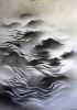 Liquid ridge | Oil And Acrylic Painting in Paintings by Francesca Borgo. Item made of synthetic works with minimalism & contemporary style