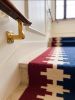 Handwoven Woolen Runner Rug | Rugs by Evergreen Carpets. Item composed of wool in boho or minimalism style