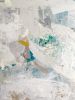 "Sea Spray" Original Painting | Mixed Media in Paintings by Jessalin Beutler. Item composed of canvas and paper in contemporary or eclectic & maximalism style