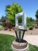 "Window to a Moment" | Sculptures by Brian Schader. Item made of copper with stone