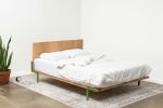 Prism Platform Bed | Beds & Accessories by Wake the Tree Furniture Co. Item composed of wood and metal in minimalism or mid century modern style