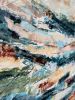 Crosscurrents | Collage in Paintings by Adam Collier Noel. Item composed of canvas and paper in contemporary or coastal style