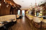 "Bespoke Suspensions Rainy Day and Smoon Birdie Light" | Lighting Design by Beau&Bien | Odette L'Auberge Urbaine in Paris