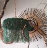 Raffia Bohemian Chandelier, Bohemian Lighting, Raffia Pendan | Table Lamp in Lamps by Magdyss Boutique. Item works with boho & contemporary style