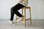 Briard Stool | Counter Stool in Chairs by Sheepdog. Item made of oak wood compatible with mid century modern and modern style
