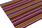1950s Vintage Chaput Kilim rug with Multicolor Stripe | Area Rug in Rugs by Rug and Kilim