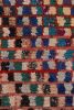 Vintage Moroccan Runner with Polychromatic Geometric Pattern | Area Rug in Rugs by Rug and Kilim