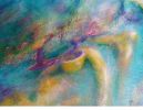 Spring Dawn | Oil And Acrylic Painting in Paintings by Claire Szegvary. Item composed of canvas in boho or minimalism style