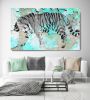 Siberian Tiger III | Oil And Acrylic Painting in Paintings by Irena Orlov. Item composed of canvas