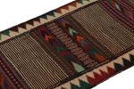 Vintage Afghan Baluch Kilim Runner Rug, with Geometric | Area Rug in Rugs by Rug and Kilim