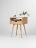 Nightstand, bedside table with one drawer and open shelf | Tables by Mo Woodwork | Stalowa Wola in Stalowa Wola