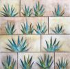 Magueyal | Watercolor Painting in Paintings by Laila Vazquez. Item composed of paper compatible with contemporary and japandi style