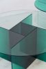 Cosmos Green Coffee Table | Tables by STUDIO MONSOLEIL. Item made of glass works with modern style
