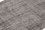 Vintage Turkish Runner in Black & White Distressed Pattern | Area Rug in Rugs by Rug and Kilim