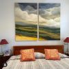 After | Oil And Acrylic Painting in Paintings by Caroline Adams. Item made of canvas & synthetic