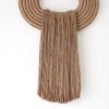 Crest in Mocha | Wall Sculpture in Wall Hangings by YASHI DESIGNS | Mi amo Sedona Arizona in Sedona. Item made of cotton works with minimalism & contemporary style