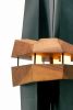 Canic Lamp | Floor Lamp in Lamps by WU Design. Item made of walnut & steel compatible with contemporary and industrial style