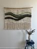 Wall Tapestry 'Botanic Drift' Wall Hanging | Wall Hangings by Tissage Sauvage. Item composed of wood and cotton in boho or country & farmhouse style