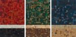 RGB, paper collage triptych on masonite | Mixed Media by Glen Gauthier