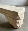 Arch bench, sculpted | Benches & Ottomans by Riley Ridd. Item made of stone