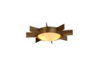 Sol Sconce/Flush Mount | Flush Mounts by Flash by Laspec. Item composed of metal & glass