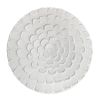 12" Dahlia White | Oil And Acrylic Painting in Paintings by Kelly L Walker. Item made of canvas