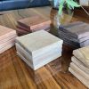 Solid Hardwood Beverage Coasters - Choose Your Wood | Tableware by Sterling Woodcrafts. Item composed of oak wood in contemporary or japandi style