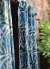Blue Window Panel | Daphne | Curtain in Curtains & Drapes by ichcha. Item made of cotton compatible with boho and country & farmhouse style
