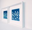 Spring Clover Diptych (Two 12 x 12" handmade cyanotypes) | Photography by Christine So