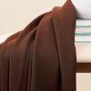 Merlot Merino Throw | Linens & Bedding by Studio Variously. Item composed of fabric in modern style