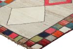 Vintage Gabbeh Persian Runner with Multicolor Diamond | Area Rug in Rugs by Rug and Kilim