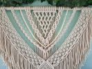 Macrame Wall Hanging for Boho Home Decor | Wall Hangings by Desert Indulgence. Item composed of wood & cotton compatible with boho style