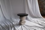 Limestone table stack | Sculptures by Mike Newins x Make Nice