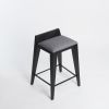 om16.1 black ash counter Stool | Chairs by olivier moravik. Item composed of wood and fabric in minimalism or contemporary style