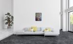 No.2 female Artist ( A painter ) | Oil And Acrylic Painting in Paintings by Andre Pace. Item composed of paper compatible with minimalism and mid century modern style