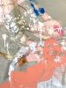 'Peach Party' 2022 Original Painting | Oil And Acrylic Painting in Paintings by Jessalin Beutler. Item made of wood & canvas compatible with boho and contemporary style