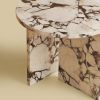 Marble Side Table - KYUSHU by Lebanto - Calacatta Viola | Tables by Lebanto. Item composed of marble compatible with minimalism and contemporary style