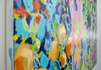 Not Klimt's Apple Tree | Oil And Acrylic Painting in Paintings by Claire Desjardins. Item made of canvas