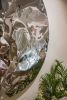 Ombré Steel Waterfall Wall Sculpture — Nitush Aroosh | Wall Hangings by Nitush Aroosh | Mumbai, India in Mumbai. Item composed of steel in contemporary or eclectic & maximalism style