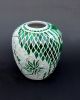 Emerald Green Vase | Vases & Vessels by Sarah Wandrey Mosaics. Item made of ceramic with glass works with traditional style