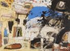 RALPH tURTURRO | Mixed Media by RALPH tURTURRO. Item made of canvas with paper
