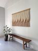 New Classic - Beige | Macrame Wall Hanging in Wall Hangings by Kat | Home Studio. Item made of canvas with fiber works with minimalism & industrial style